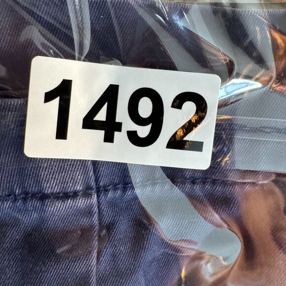 Polo Ralph Lauren Navy Blue Womens All Over Embroidered Pony Chino Shorts Size 8 - Picture 8 of 8